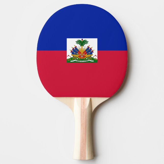 Flag of Haiti Ping Pong Paddle (Front)