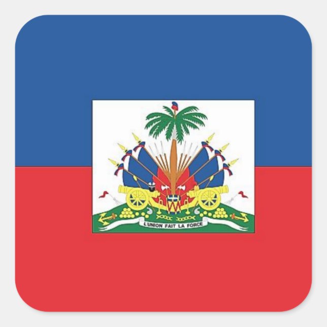 Flag of Haiti Square Sticker (Front)
