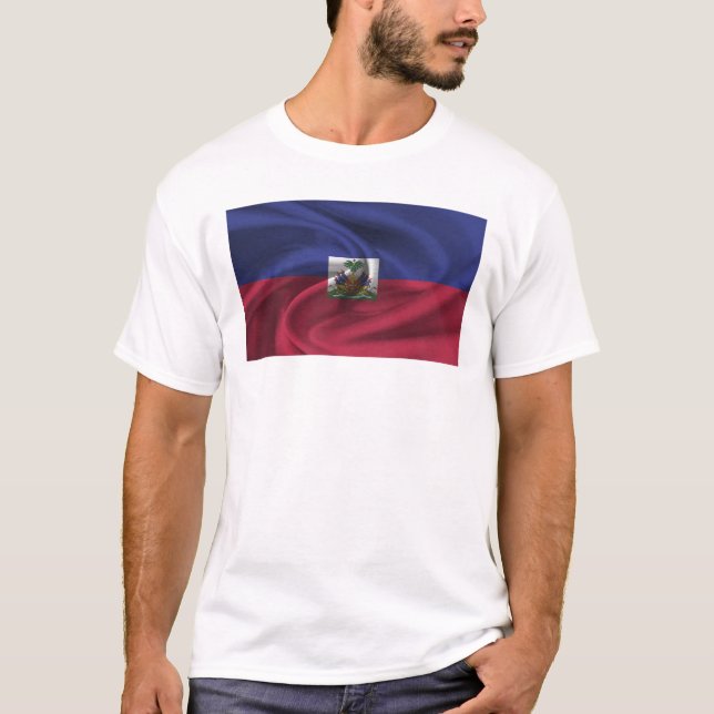 Flag Of Haiti T-Shirt (Front)