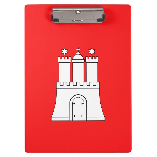 Flag of Hamburg Clipboard (Front)