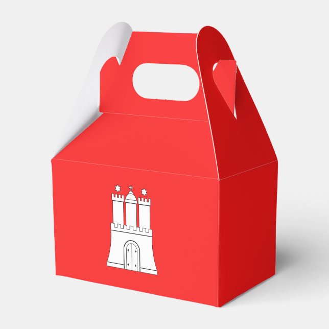 Flag of Hamburg Favour Box (Front Side)