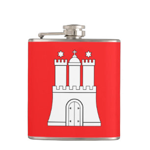 Flag of Hamburg Flask