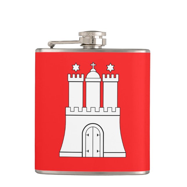 Flag of Hamburg Flask (Front)