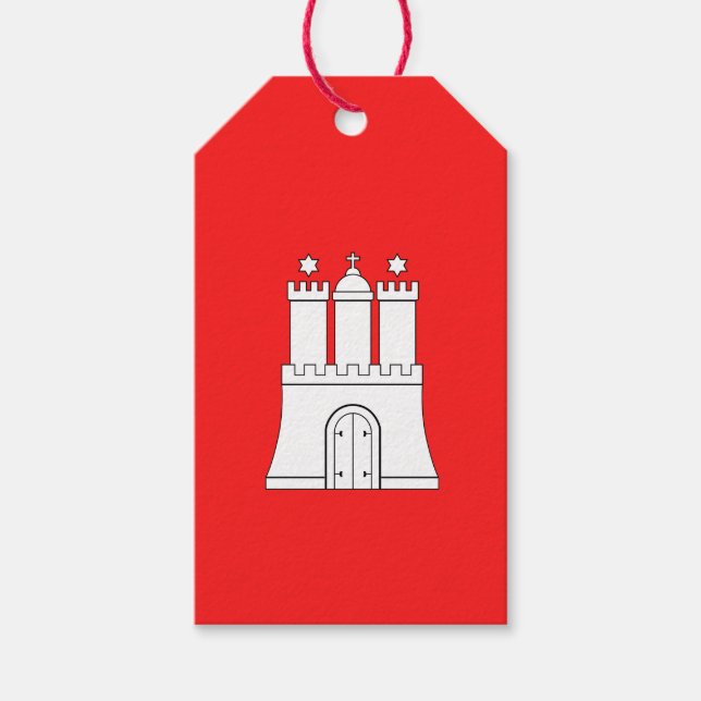 Flag of Hamburg Gift Tags (Front)