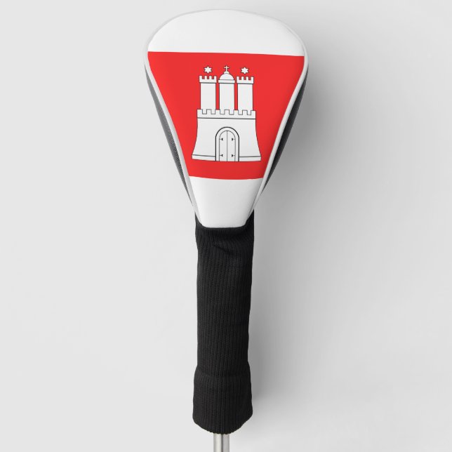 Flag of Hamburg Golf Head Cover (Front)