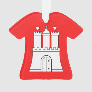 Flag of Hamburg Ornament