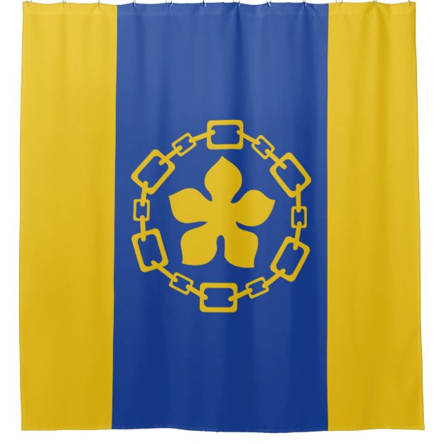Flag of Hamilton (Ontario, Canada) Shower Curtain (Front)