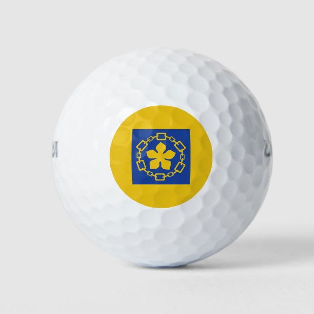 Flag of Hamilton, Ontario Golf Balls (Front)