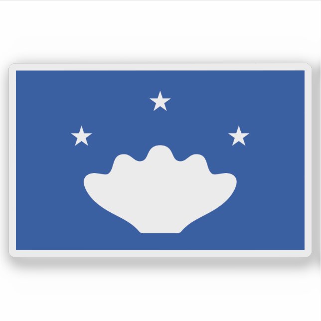 Flag of Hatohobei (Tobi) State, Palau (Front)