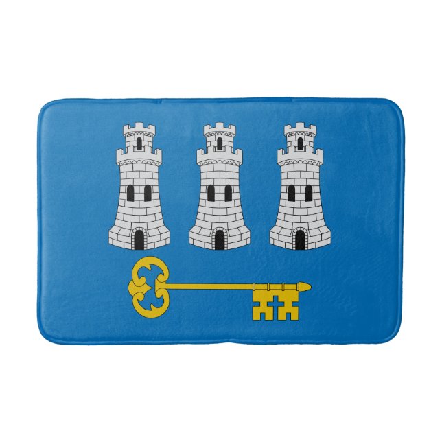 Flag of Havana, Cuba Bath Mat (Front)