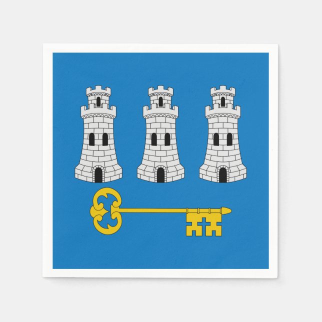 Flag of Havana, Cuba Napkins (Front)