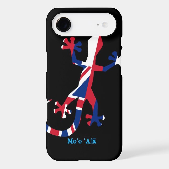 Flag of Hawaii Gecko Case-Mate iPhone Case (Back)