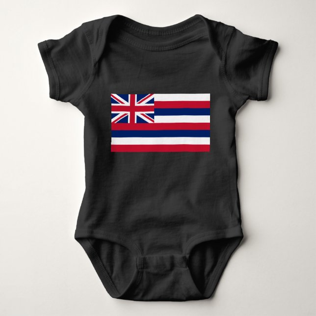 Flag of Hawaii (US State) Baby Bodysuit (Front)
