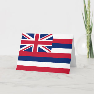 Flag of Hawaii (US State) Card