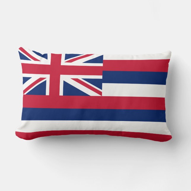 Flag of Hawaii (US State) Lumbar Cushion (Front)