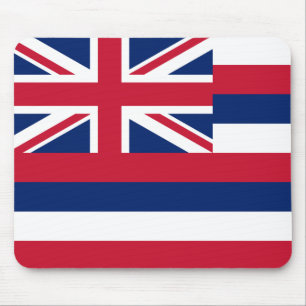 Flag of Hawaii (US State) Mouse Pad