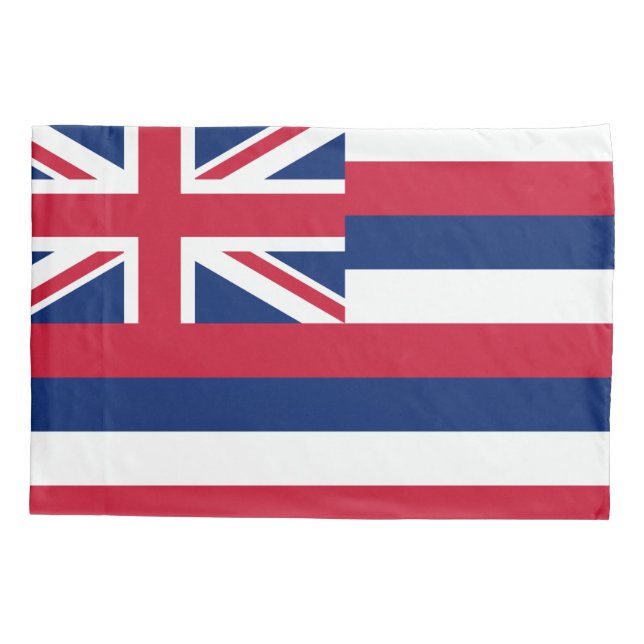 Flag of Hawaii (US State) Pillowcase (Back)