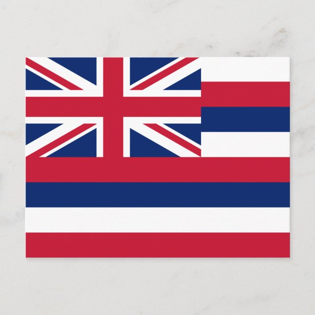 Flag of Hawaii (US State) Postcard (Front)