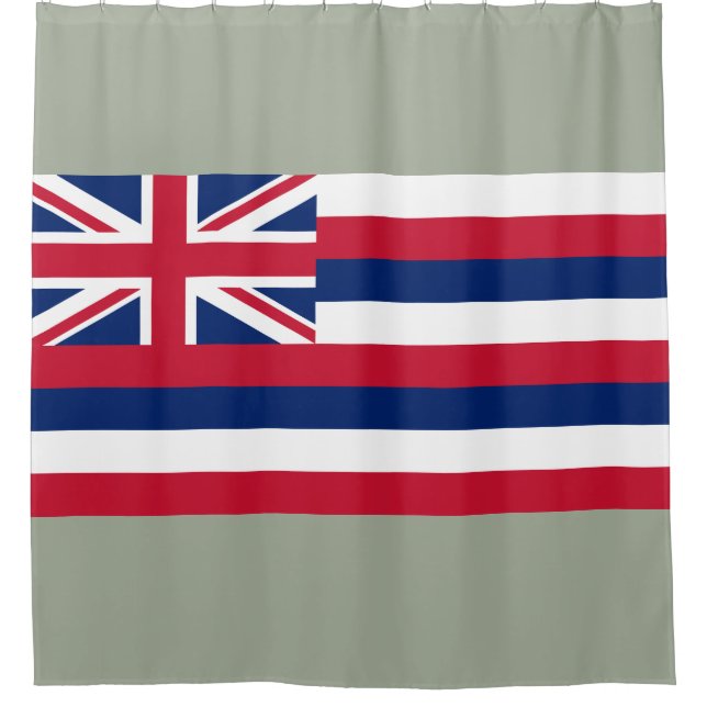 Flag of Hawaii (US State) Shower Curtain (Front)