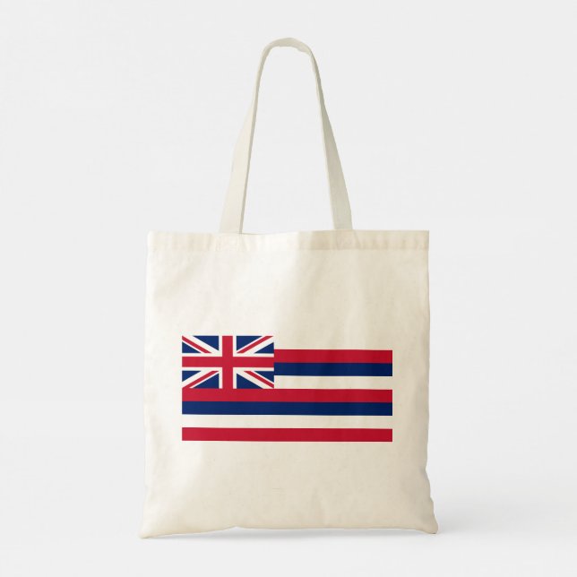 Flag of Hawaii (US State) Tote Bag (Back)