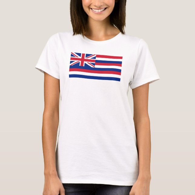 Flag of Hawaii Women's Basic T-Shirt (Front)