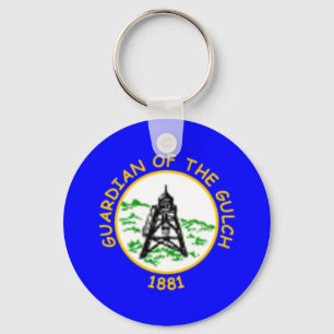 Flag of Helena, Montana Key Ring