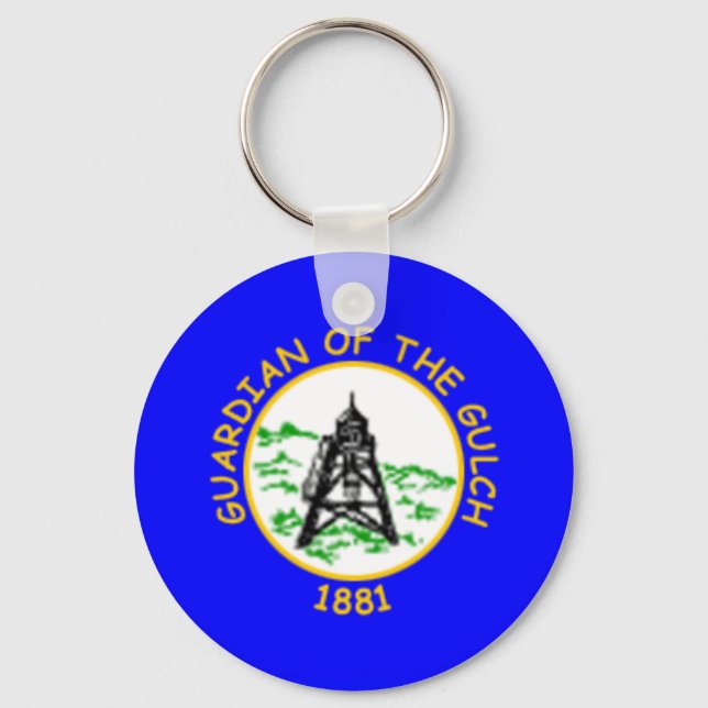 Flag of Helena, Montana Key Ring (Front)
