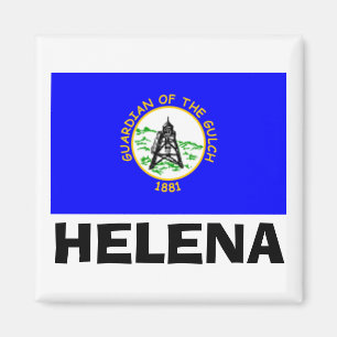 Flag of Helena,  Montana Magnet