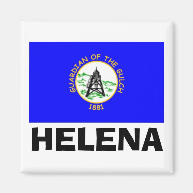 Flag of Helena,  Montana Magnet (Front)