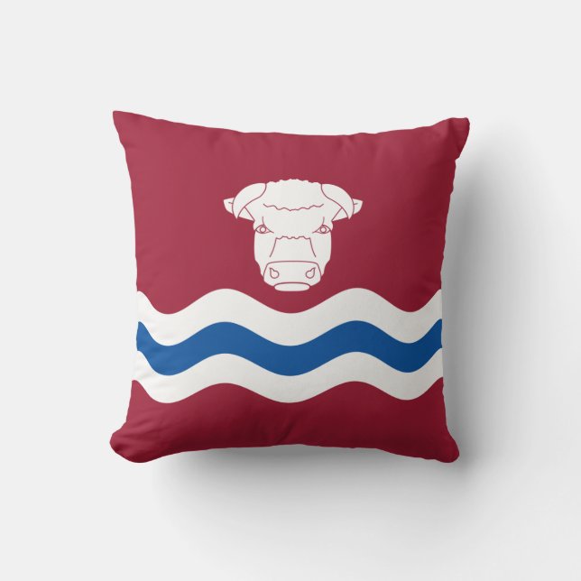 Flag of Herefordshire (UK County) Cushion (Front)