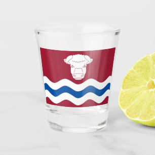 Flag of Herefordshire (UK County) Shot Glass