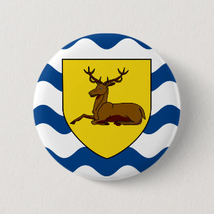 Flag of Hertfordshire Pinback Button