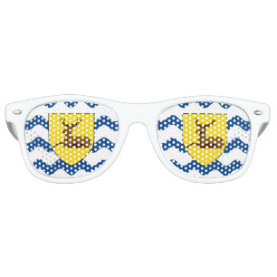 Flag of Hertfordshire Retro Sunglasses