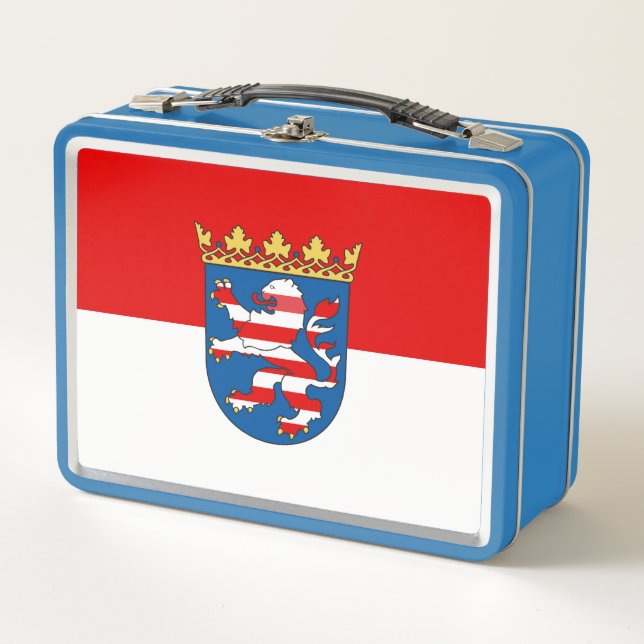 Flag of Hesse Metal Lunch Box (Front)