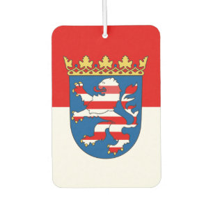 Flag of Hesse Pinback Button Car Air Freshener