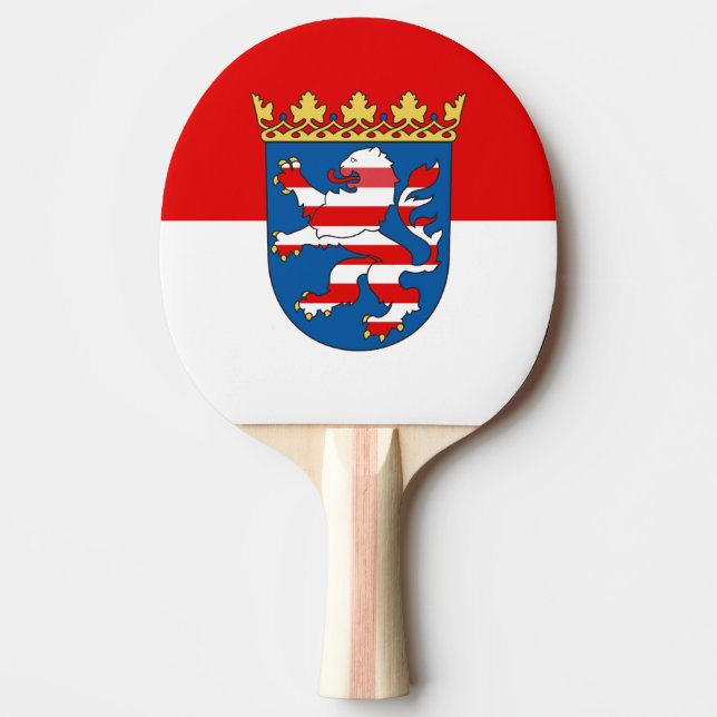 Flag of Hesse Ping Pong Paddle (Front)