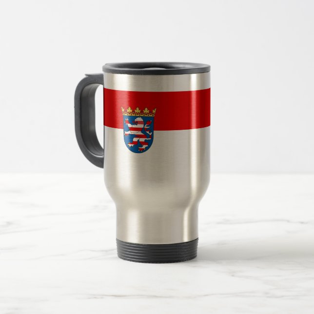 Flag of Hesse Travel Mug (Front Left)