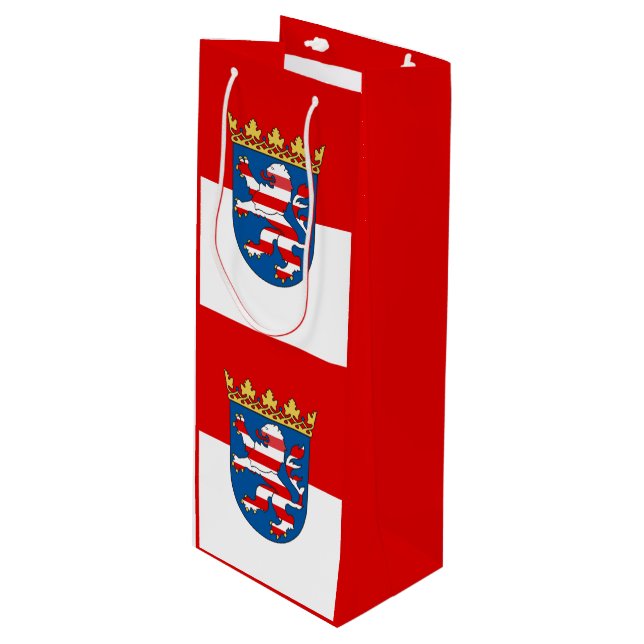 Flag of Hesse Wine Gift Bag (Front Angled)