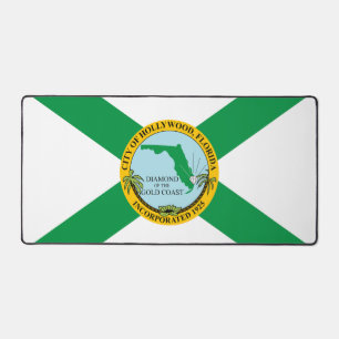 Flag of Hollywood, Florida Desk Mat