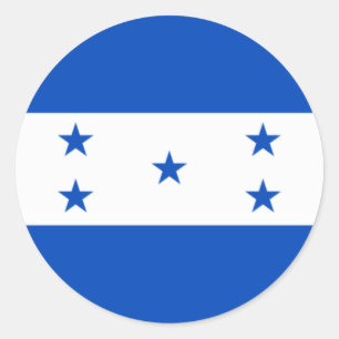 Flag of Honduras Classic Round Sticker