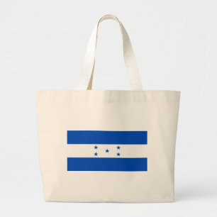 Flag of Honduras Large Tote Bag