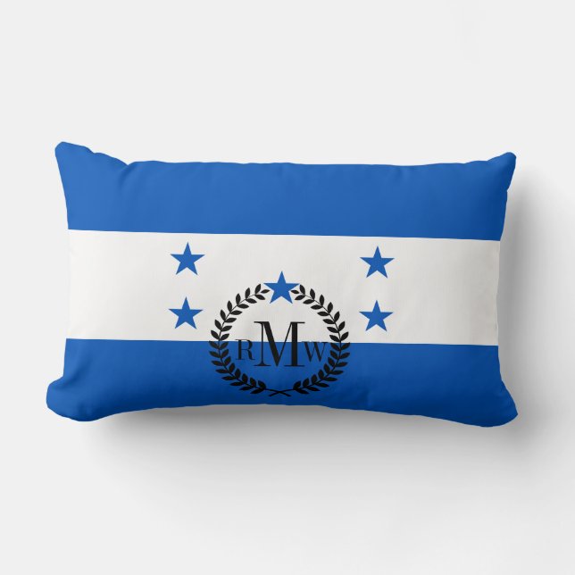 Flag of Honduras Lumbar Cushion (Front)