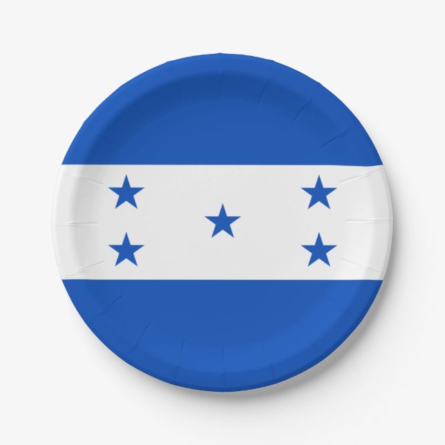 Flag of Honduras Plate (Front)