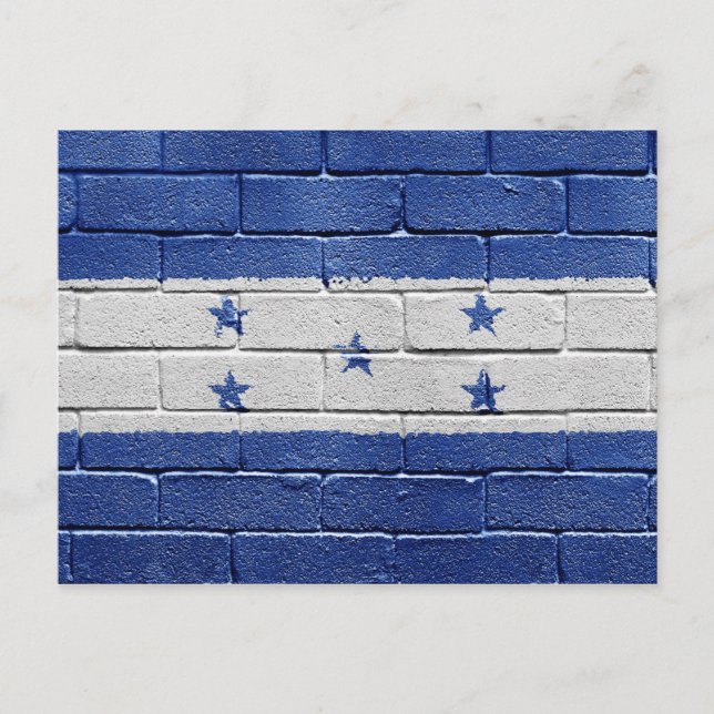 Flag of Honduras Postcard (Front)