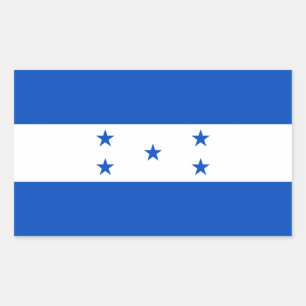 Flag of Honduras Rectangular Sticker