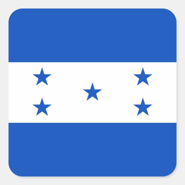 Flag of Honduras Square Sticker (Front)