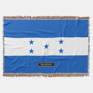 Flag of Honduras Throw Blanket