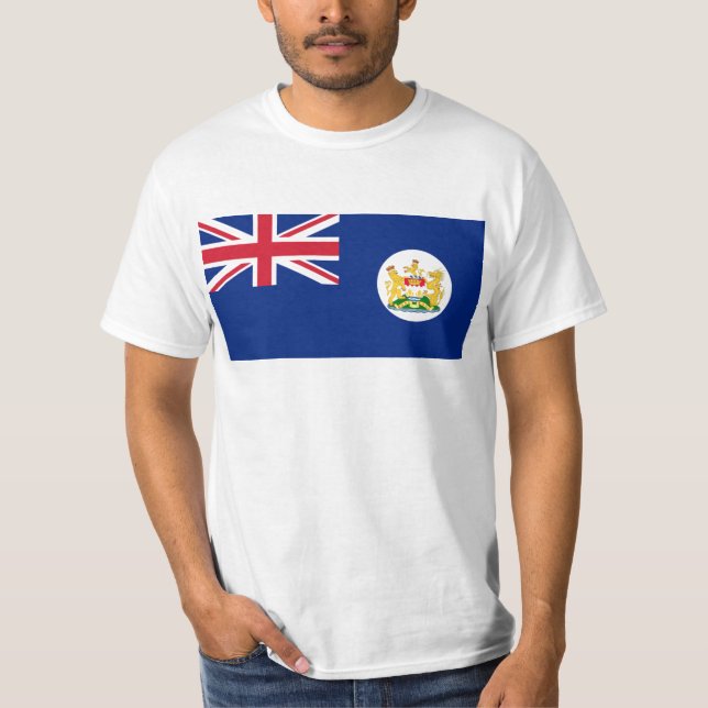 Flag of Hong Kong 英屬香港 (1959 – 1997) T-Shirt (Front)
