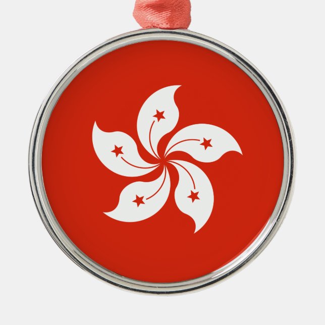 Flag of Hong Kong Ceramic Ornament (Front)