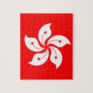 Flag of Hong Kong Jigsaw Puzzle